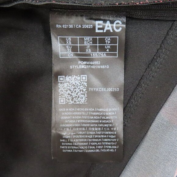 GUESS Womens Extra Small XS Red Flower Floral Ruffle Shoulder Tank Top Shirt - Picture 6 of 9